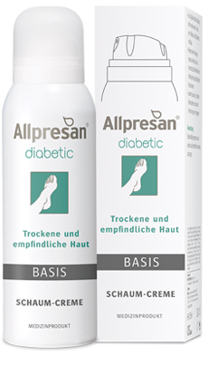 Allpresan diabetic BASIS Schaum-Creme 125 ml