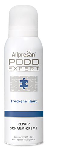 Allpresan PODOEXPERT Trockene Haut Repair Schaum Creme 125 ml