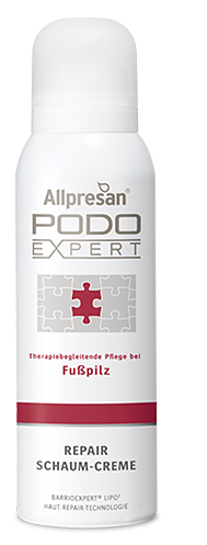 Allpresan PODOEXPERT Fußpilz Repair Schaum-Creme 125 ml