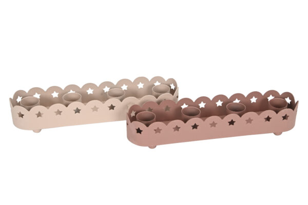 Kerzenhalter / 21x4,5xH4cm