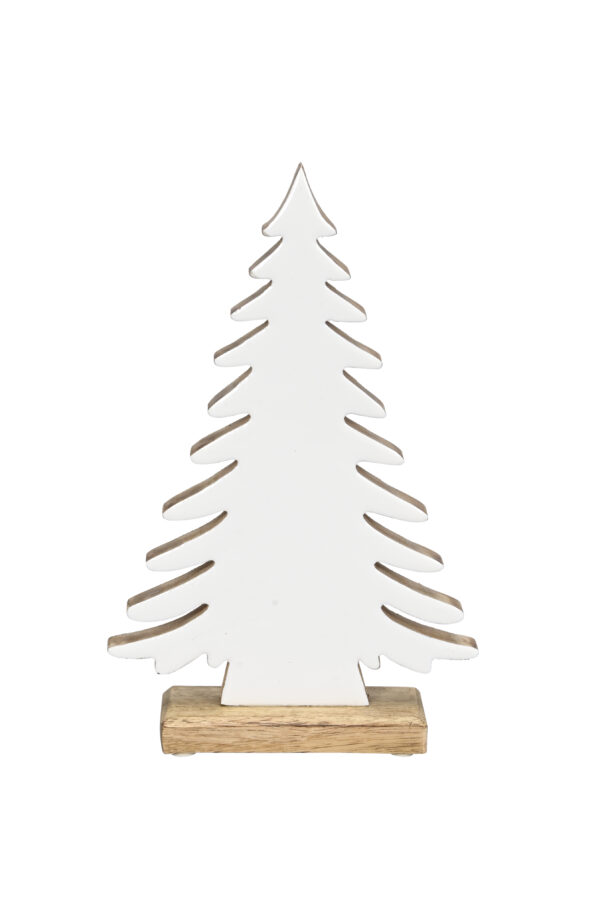 Tanne / 17,5x5xH27cm / weiss