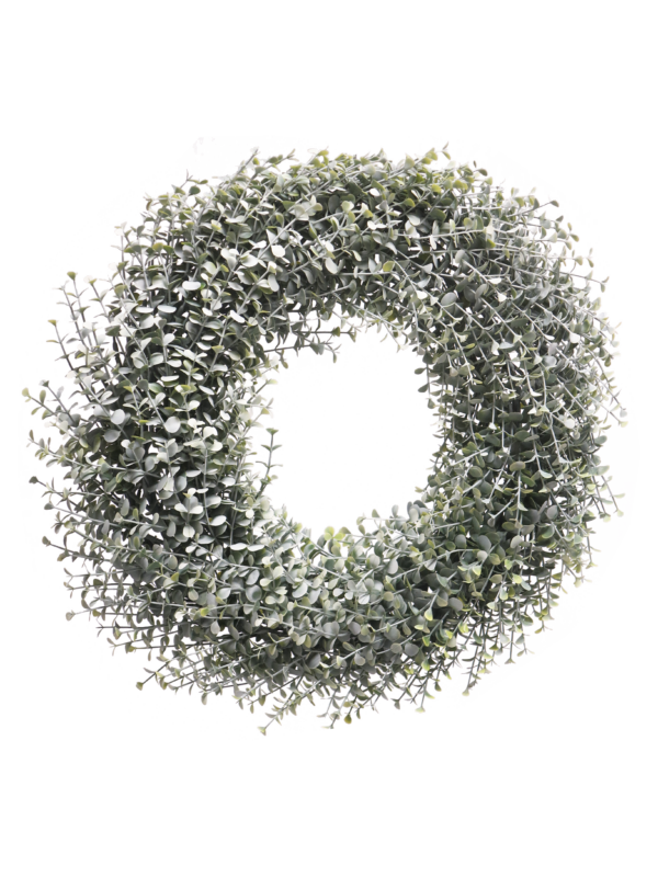 Eukalyptus Kranz Artificial Nature grau, 44 cm